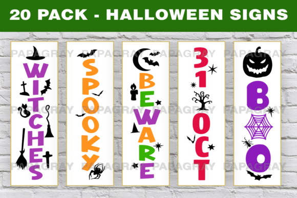 3D SVG Halloween Porch Sign Pack Review