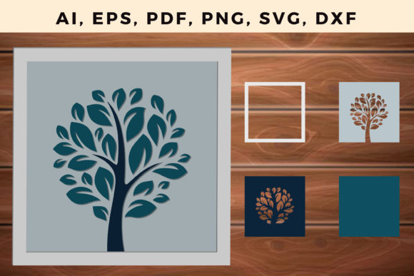 3D SVG Tree Frame for Shadow Boxes Review