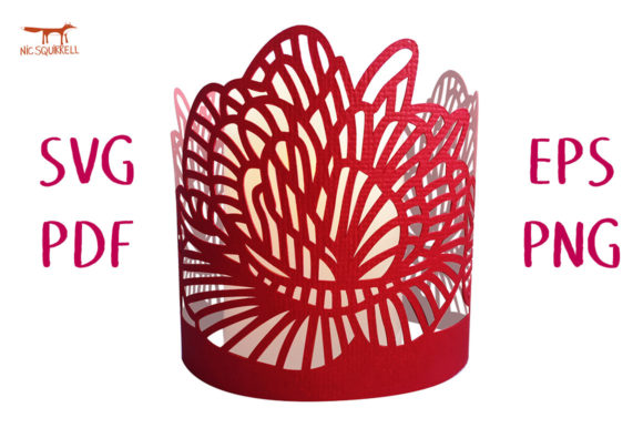 Camellia Flower Lantern 3D SVG Shapes Review
