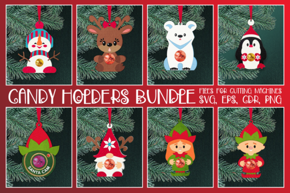 Candy Holders 3D SVG: Christmas Brand Asset Review