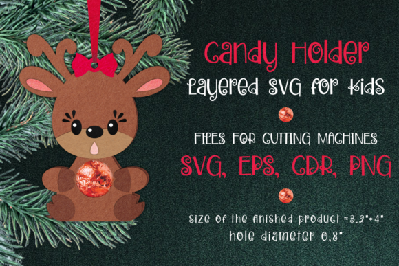 Deer Christmas Ornament Candy Holder Review