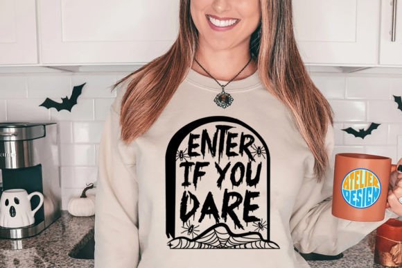 Enter if You Dare Vintage 3D SVG: Graphics & Crafts Review