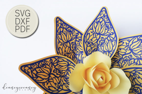 Flowerception Petal 6: 3D SVG for Paper Flowers