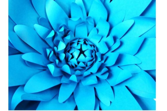 Gisselle Giant Paper Flower Templates: 3D SVG Assets
