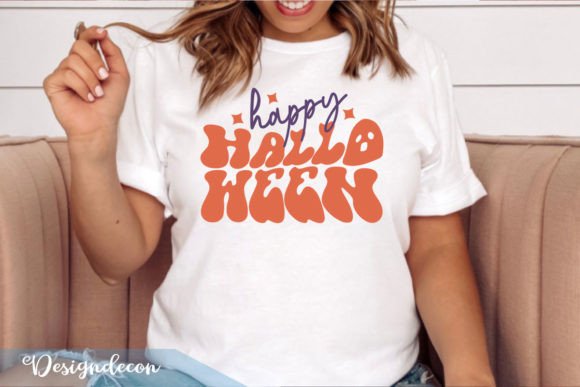 Happy Halloween Retro Twist 3d SVG: Graphics for Crafts