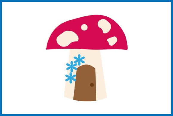 Layered Mushroom Door 3D SVG: Whimsical Shapes Review