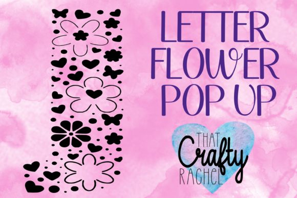 Letter J Pop Up Flower Template: 3D SVG Shapes Review