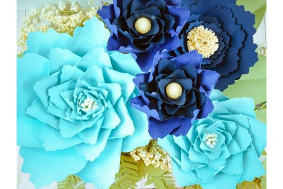 Lorelei Giant Paper Flowers: 3D SVG Templates