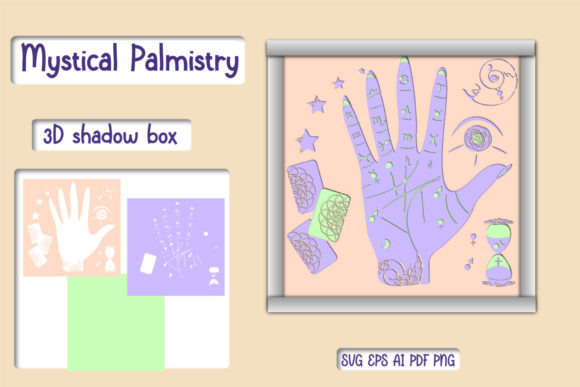 Mystical Palmistry Shadow Box: 3D SVG Review