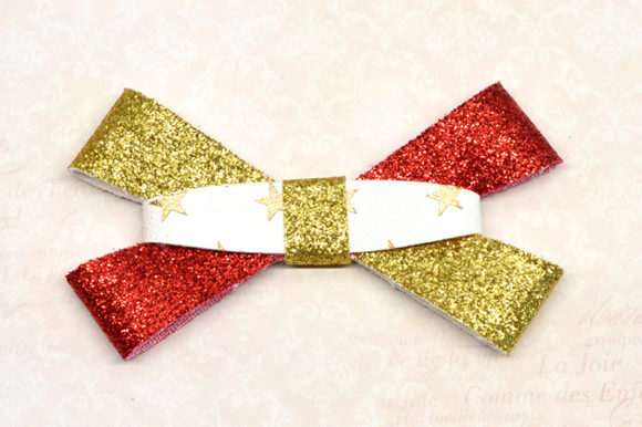Strait Bow Template: 3D SVG for Christmas Branding