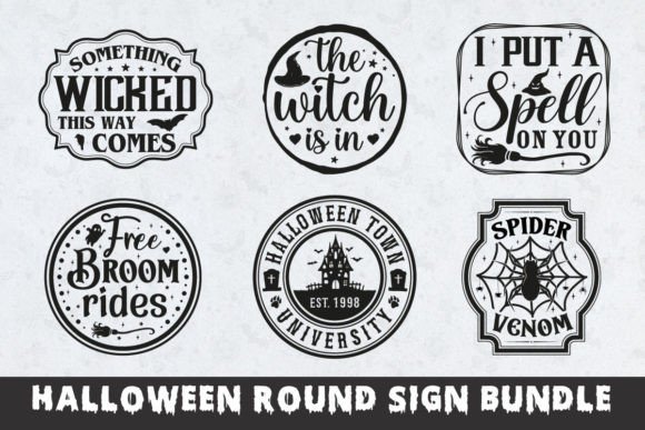 Vintage Halloween Sign 3D Svg Bundle Review
